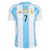 Echipament fotbal Argentina Rodrigo De Paul #7 Tricou Acasa Copa America 2024 maneca scurta